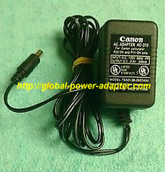 NEW Canon AC Adapter AC-370 6.3V DC 240mA Calculator Power Supply NEW Canon AC Adapter AC-370 6.3V DC 240mA Calculator Power Supply